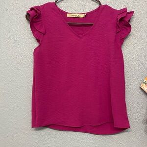Magenta Blouse